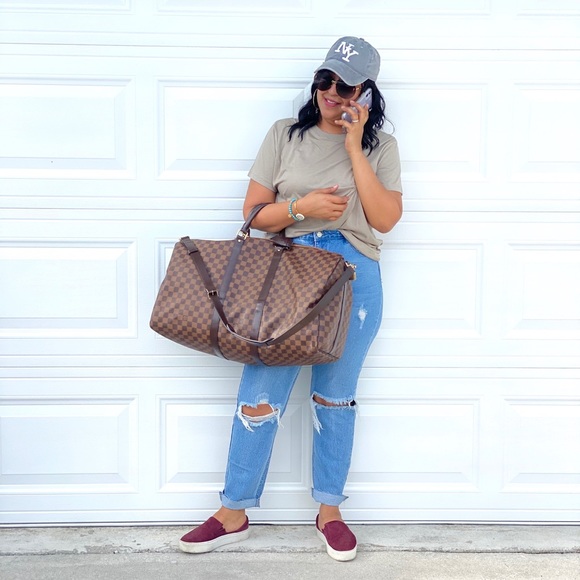 🚫SOLD🚫 Louis Vuitton Damier Ebene Keepall 55 - Picture 3 of 13